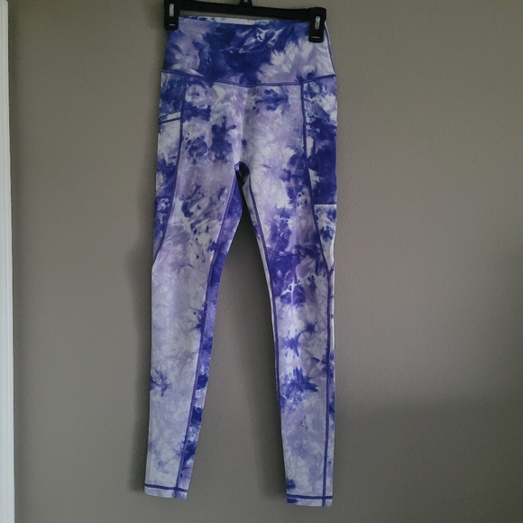 CVG Purple Dye Hard Leggings Small Full Length - Picture 3 of 6